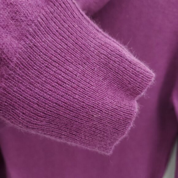 VTG 90s Fenn Wright Manson 100% Cashmere Turtleneck Sweater 40/M Purple - Picture 15 of 16